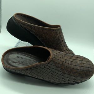 Cole Haan Country Woven Leather Mule Clog …